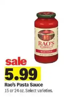 Meijer Rao's Pasta Sauce offer