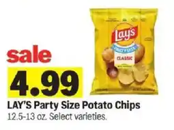 Meijer Lay's Party Size Potato Chips offer