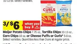 Meijer Meijer potato chips offer
