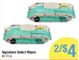 Star Market Signature Select Wipes offer
