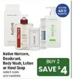 Star Market Native Haircare offer