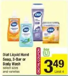 Star Market Dial Liquid Hand Soap, 3-Bar or Body Wash offer