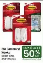 Star Market 3M Command Hooks offer