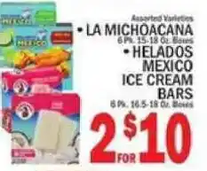 C Town La michoacana ice cream bars offer