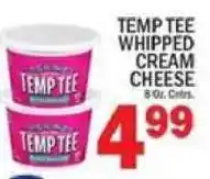 C Town Temp tee whipped cream cheese offer