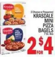 C Town Krasdale mini pizza bagels offer