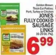 C Town Jones fully cooked sausage links offer