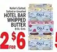 C Town Keller's Salted, Salted or Unsalted Hotel Bar Whipped Butter offer