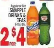 C Town Snapple drinks & teas offer