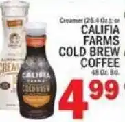 C Town Califia Farms Cold Brew Coffee offer