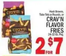 C Town Crav'n flavor fries offer