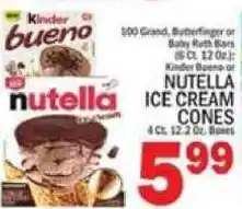 C Town Kinder bueno nutella ice cream cones offer