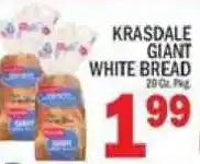 C Town Krasdale giant white bread offer