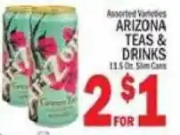 C Town Arizona teas & drinks offer