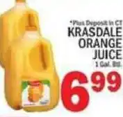C Town Krasdale orange juice offer