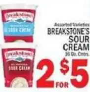 C Town Breakstone's sour cream offer