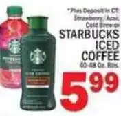 C Town Starbucks iced coffee offer