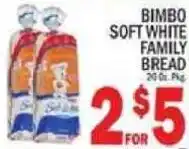 C Town Bimbo soft white family bread offer