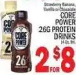 C Town Core Power protein drinks offer