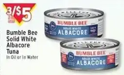 Met Foodmarkets Bumble Bee Solid White Albacore Tuna offer
