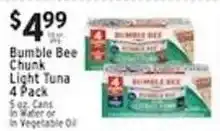 Bumble Bee Chunk Light Tuna