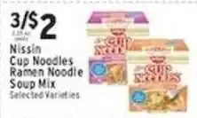 Met Foodmarkets Nissin Cup Noodles Ramen Noodle Soup Mix offer