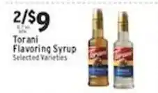 Met Foodmarkets Torani Flavoring Syrup offer
