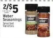 Met Foodmarkets Weber Seasonings offer