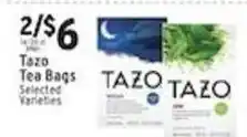 Met Foodmarkets Tazo tea bags offer