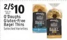Met Foodmarkets O'doughs gluten-free bagel thins offer