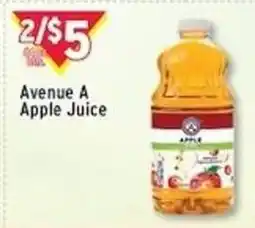 Met Foodmarkets Avenue A Apple Juice offer