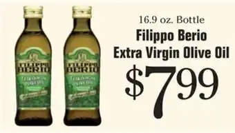 Filippo Berio extra virgin olive oil