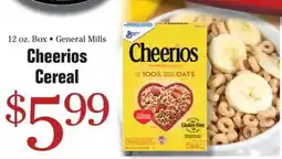 Morton Williams General Mills Cheerios Cereal offer
