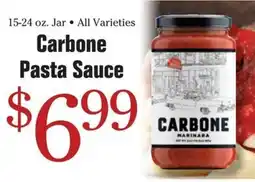Morton Williams Carbone pasta sauce offer