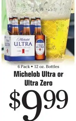 Morton Williams Michelob Ultra or Ultra Zero offer