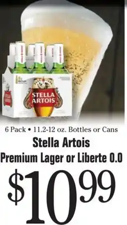 Morton Williams Stella Artois Premium Lager or Liberte 0.0 offer