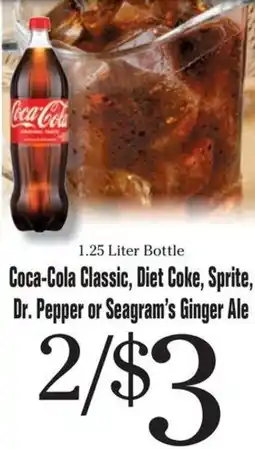 Morton Williams Coca-Cola Classic, Diet Coke, Sprite, Dr. Pepper or Seagram's Ginger Ale offer