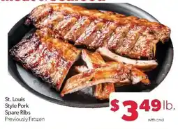 Family Fare St. Louis Style Pork Spare Ribs offer
