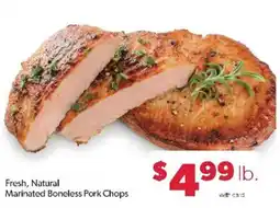 Family Fare Fresh, Natural Marinated Boneless Pork Chops offer