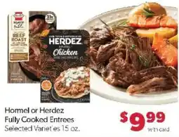 Family Fare Homel or Herdez Fully Cooked Entrees offer