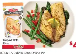 Family Fare Our Family Tilapia Fillets offer