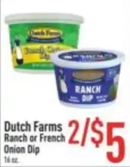 Strack & Van Til Dutch Farms Ranch or French Onion Dip offer