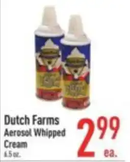 Strack & Van Til Dutch Farms Aerosol Whipped Cream offer