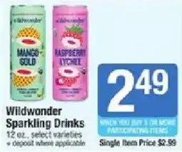 Star Market Wildwonder Sparkling Drinks offer
