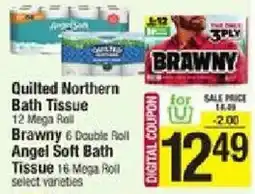 Star Market Brawny bath tissue offer
