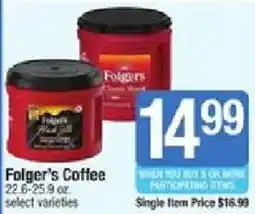 Star Market Folger's Coffee offer
