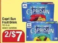 Star Market Capri Sun Fruit Drink offer