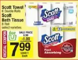 Star Market Scott Bath Tissue offer