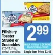 Star Market Pillsbury Toaster Strudel or Scrambles offer