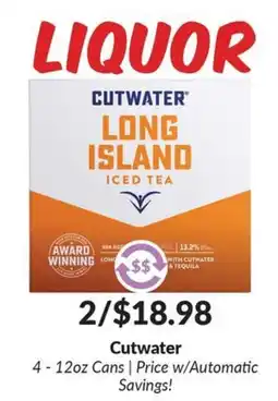 Woodman's Cutwater Long Island Iced Tea offer